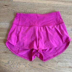 Lululemon High-Rise Speed Up Shorts Sz 4